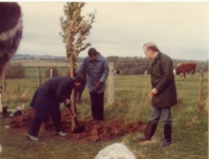 Tree planted for Gordon Chesterton